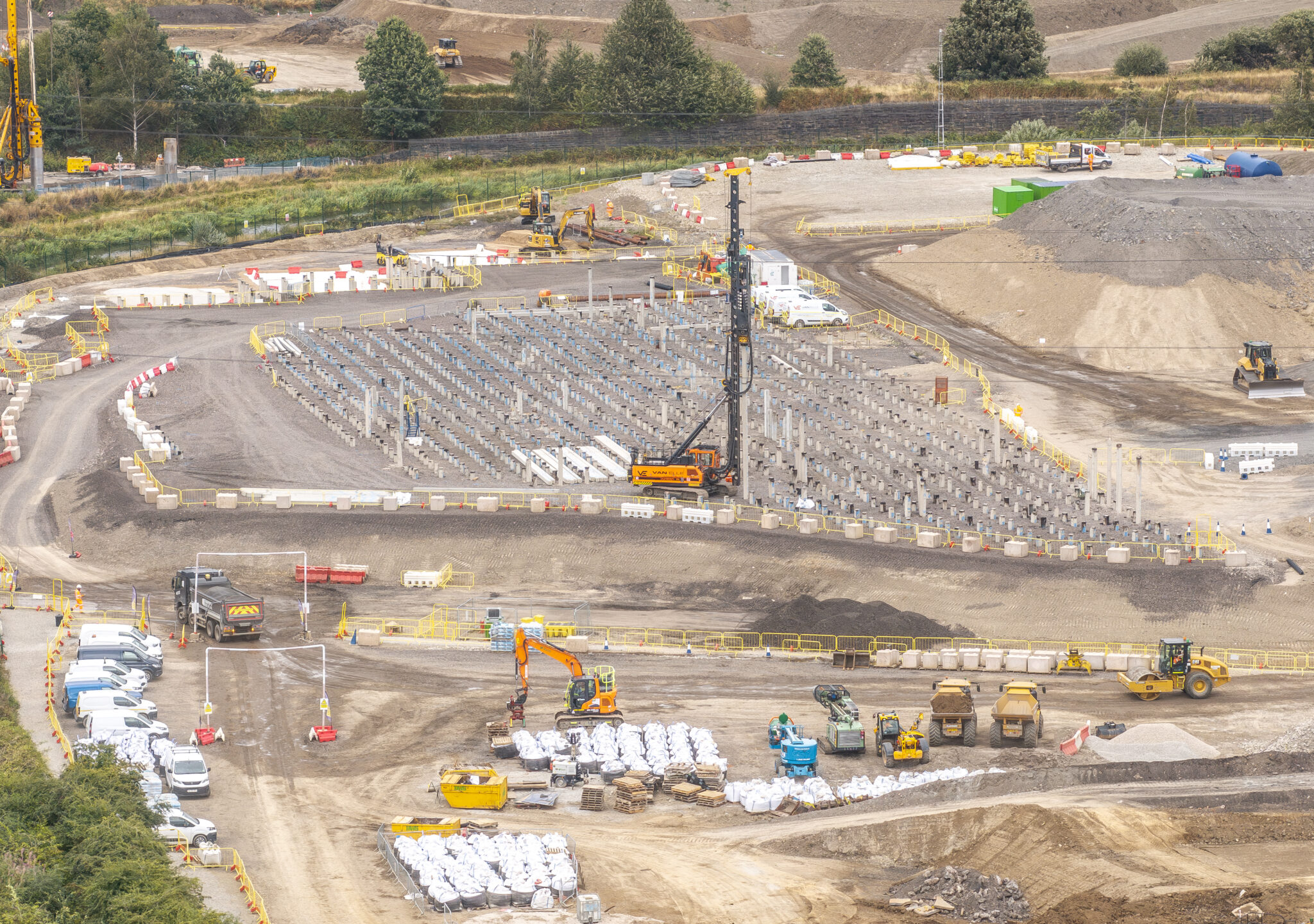 Piling Milestone Achieved at the Baker Viaduct, TRU Project